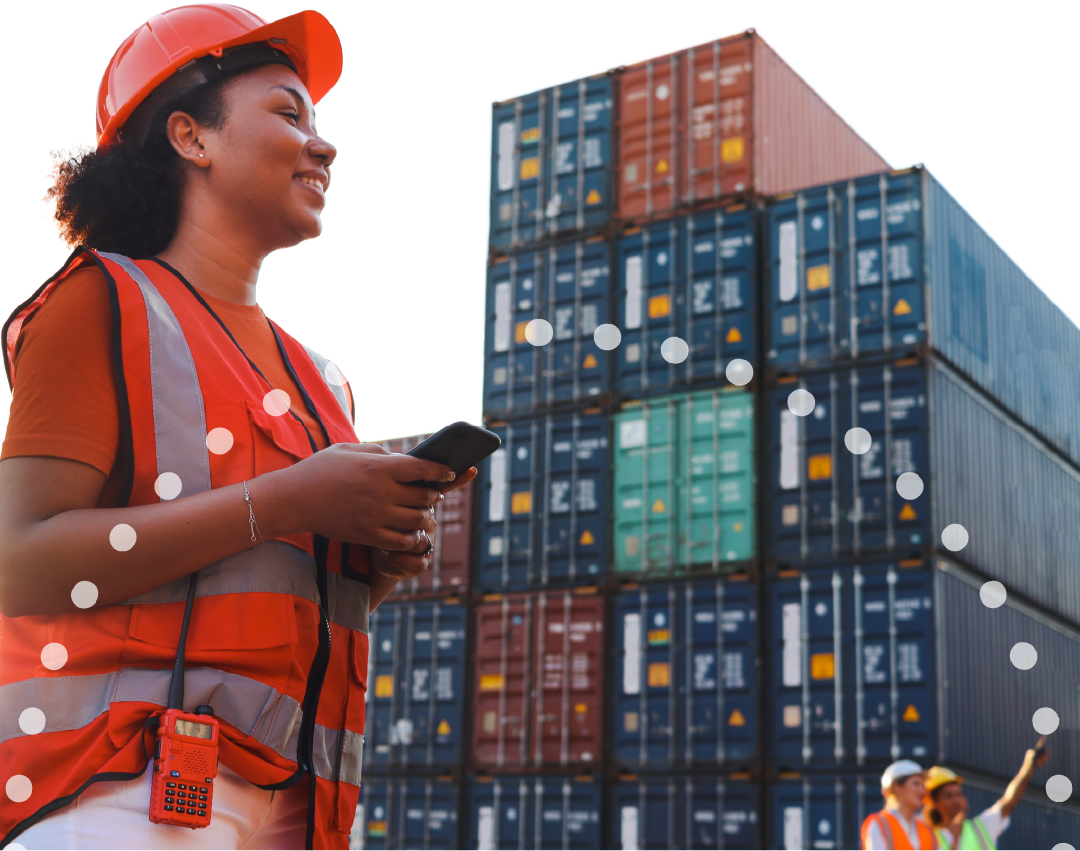 Female Freight Forwarder  prioritizing her vision